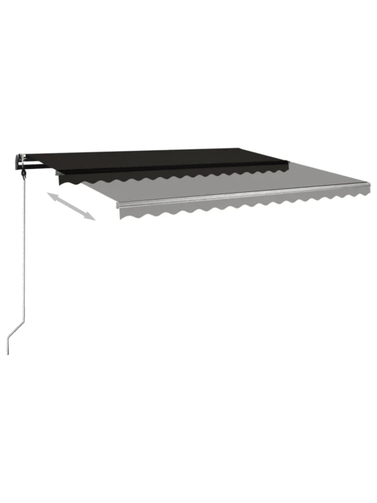 Rankiniu būdu ištraukiama markizė, antracito, 4x3,5m