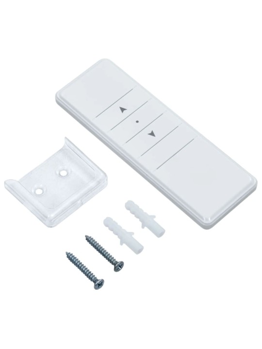 Automatinė markizė su LED/vėjo jutikliu, mėlyna/balta, 4x3,5m