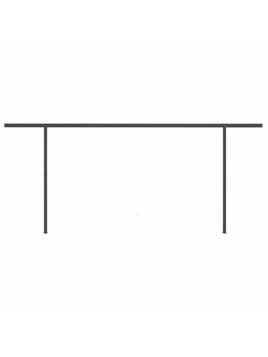 Automatinė markizė su LED/vėjo jutikliu, kreminė, 6x3,5m