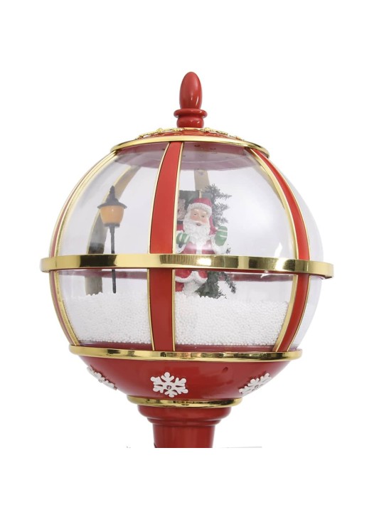 Kalėdinis gatvės žibintas su Kalėdų Seneliu, 175cm, LED