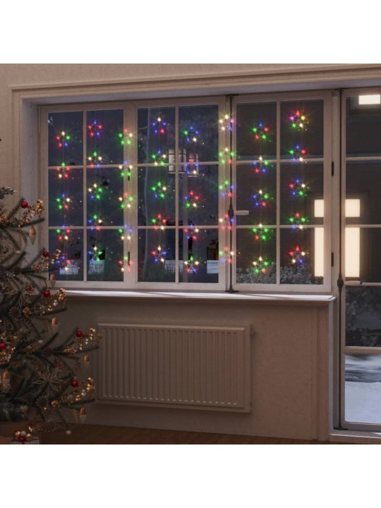 LED žvaigždžių užuolaida, 200 spalvotų LED lempučių