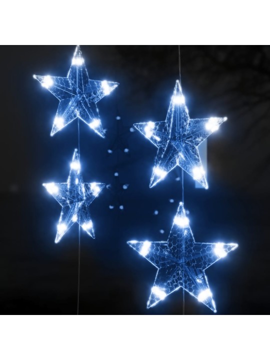 LED žvaigždžių užuolaida, 500 mėlynų LED lempučių