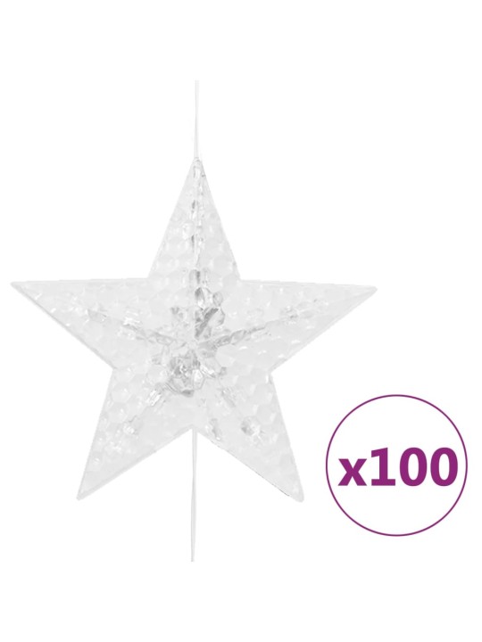 LED žvaigždžių užuolaida, 500 mėlynų LED lempučių