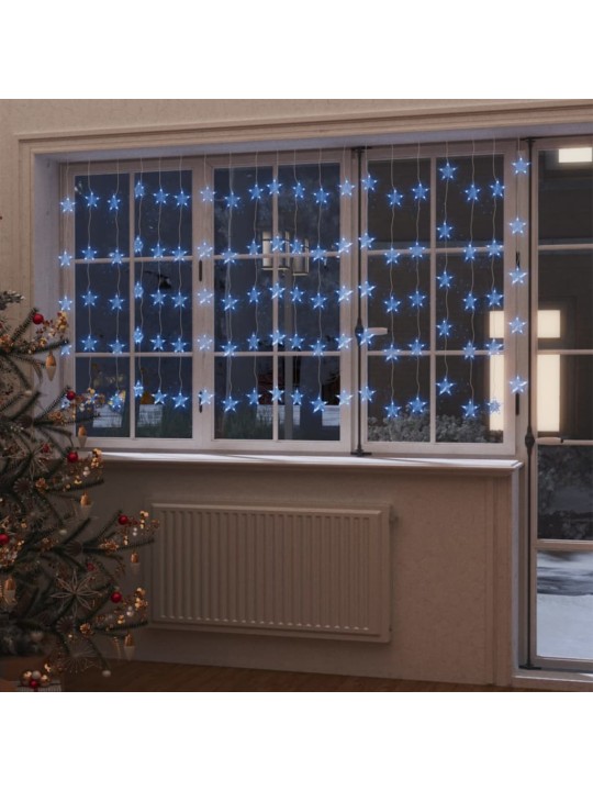 LED žvaigždžių užuolaida, 500 mėlynų LED lempučių