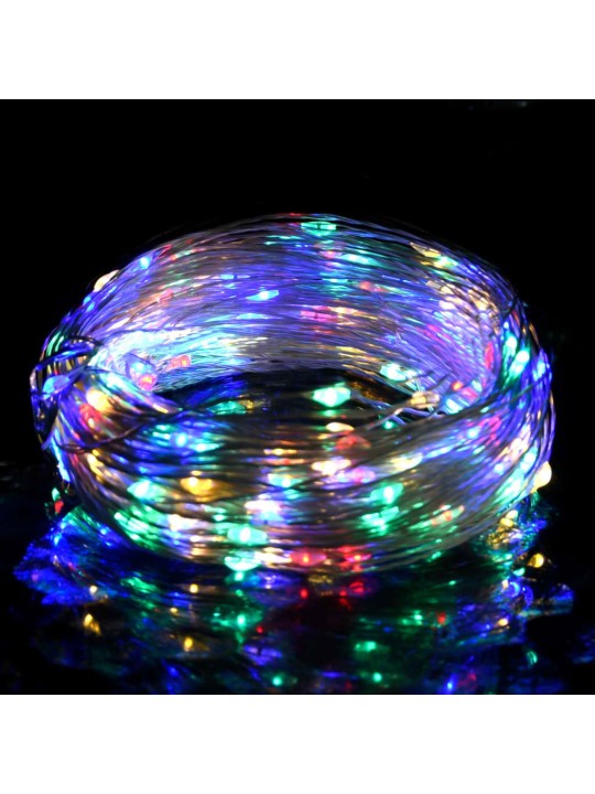 Mikro LED girlianda, 40m, 400 spalvotų LED, 8 funkcijos