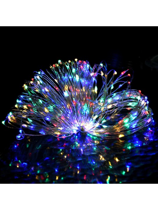 Mikro LED girlianda, 40m, 400 spalvotų LED, 8 funkcijos