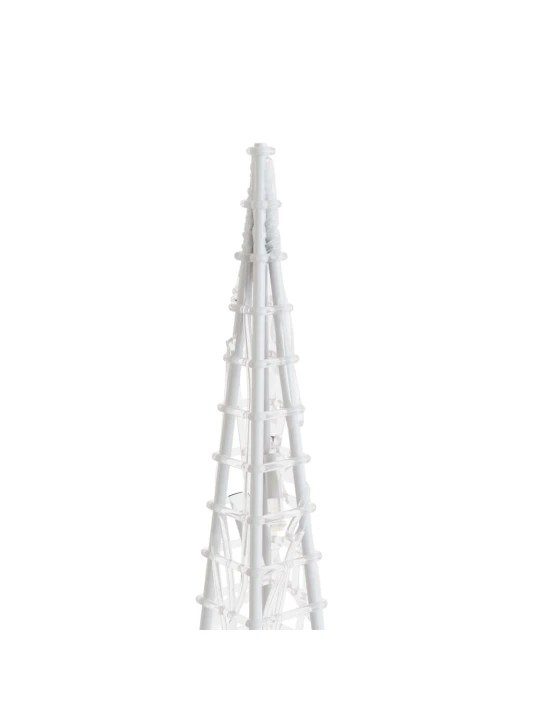 Akrilinė LED dekoracija kūgis, mėlynos spalvos, 60cm
