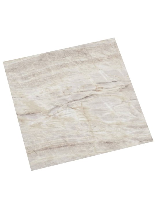 Grindų plokštės, 20vnt., smėlio, 1,86m², PVC, prilimpančios
