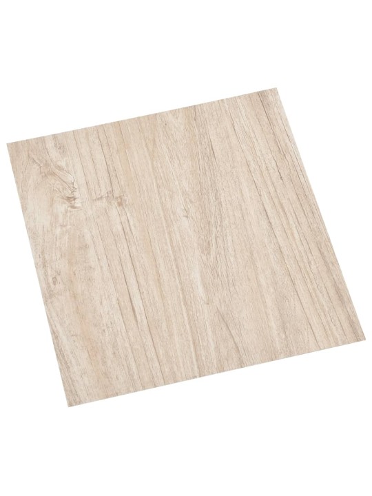 Grindų plokštės, 20vnt., rudos, 1,86m², PVC, prilimpančios