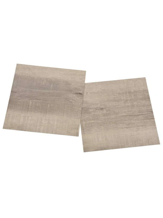 Grindų plokštės, 20vnt., taupe, 1,86m², PVC, prilimpančios