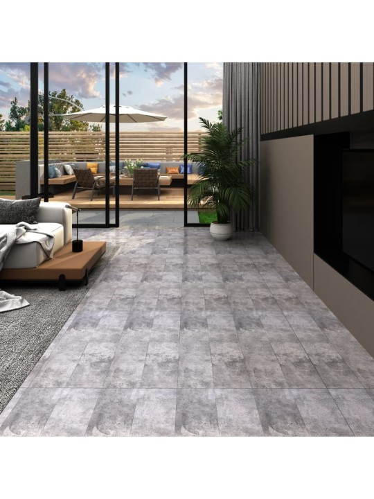 Grindų plokštės, betono rudos, PVC, 5,21m², 2mm