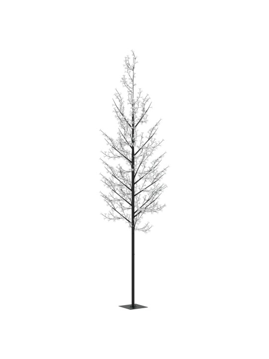 Kalėdinis medis, 400cm, 1200 spalvotų LED, su vyšnių žiedais