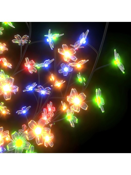 Kalėdinis medis, 400cm, 1200 spalvotų LED, su vyšnių žiedais