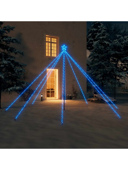 Kalėdų eglutės girlianda, 576 mėlynos spalvos LED, 3,6m
