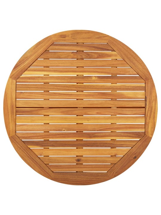 Sodo stalas, 85x85x75cm, akacijos medienos masyvas