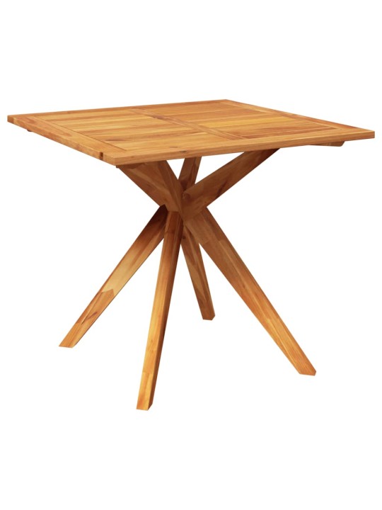 Sodo stalas, 85x85x75cm, akacijos medienos masyvas