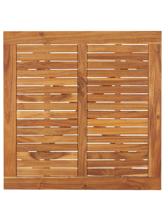 Sodo stalas, 85x85x75cm, akacijos medienos masyvas