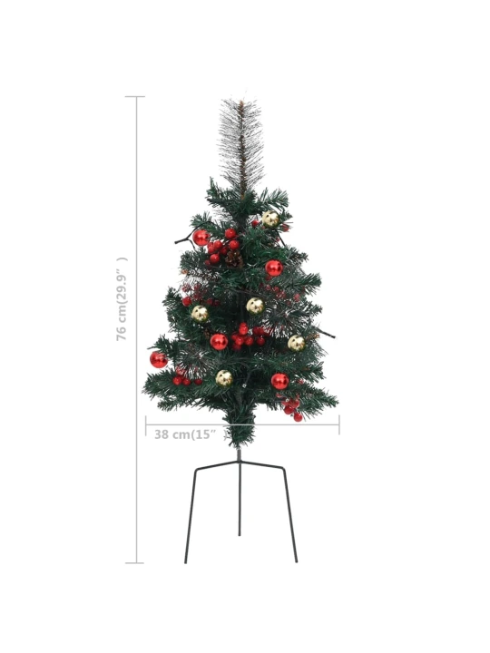 Tako dekoracijos-dirbtinės Kalėdų eglutės, 2vnt., 76cm, PVC