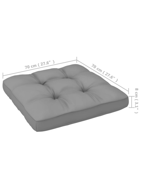 Keturvietė sodo sofa su pagalvėlėmis, pušies medienos masyvas