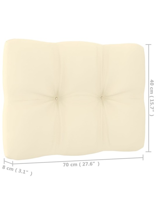 Keturvietė sodo sofa su pagalvėlėmis, pušies medienos masyvas