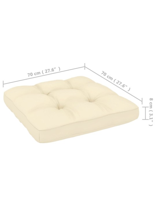 Keturvietė sodo sofa su pagalvėlėmis, pušies medienos masyvas