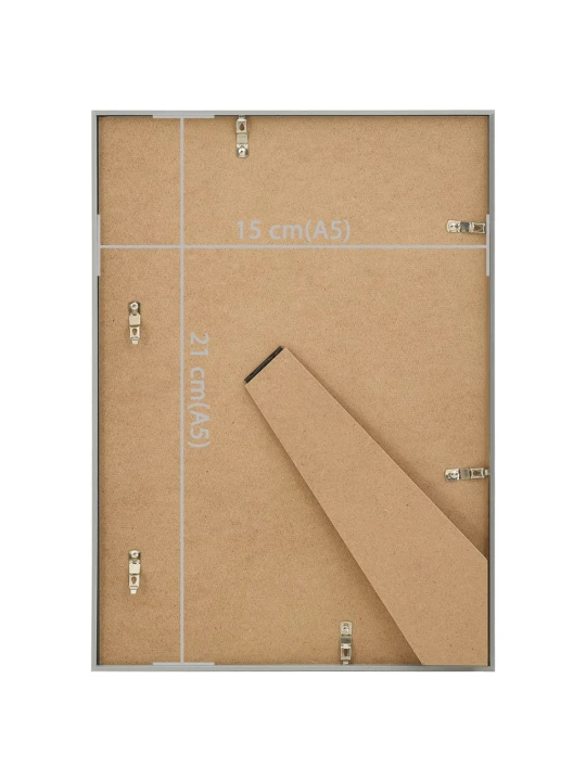 Nuotraukų rėmeliai-koliažai, 3vnt., sidabriniai, 15x21cm, MDF