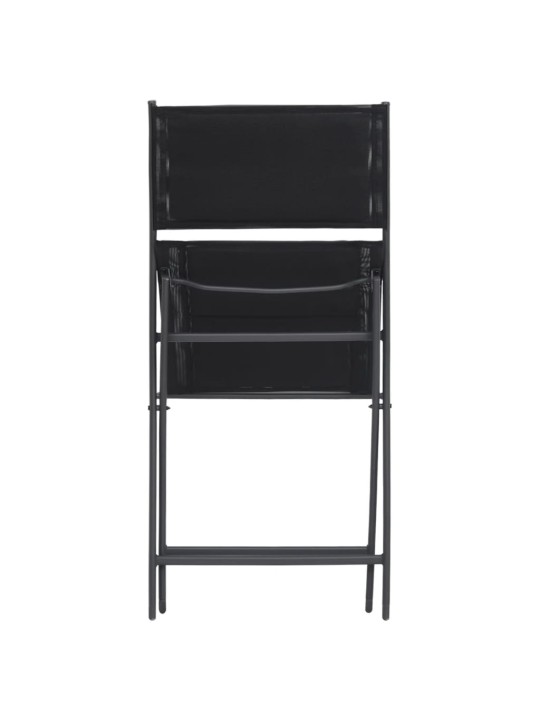 Lauko valgomojo baldų komplektas, 9 dalių, plienas
