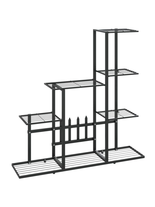 Stovas augalams, juodos spalvos, 94,5x25x88cm, metalas