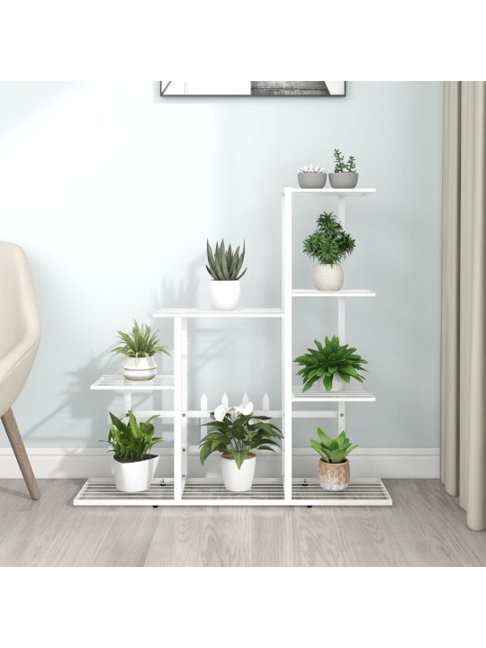 Stovas augalams, baltos spalvos, 94,5x25x88cm, metalas