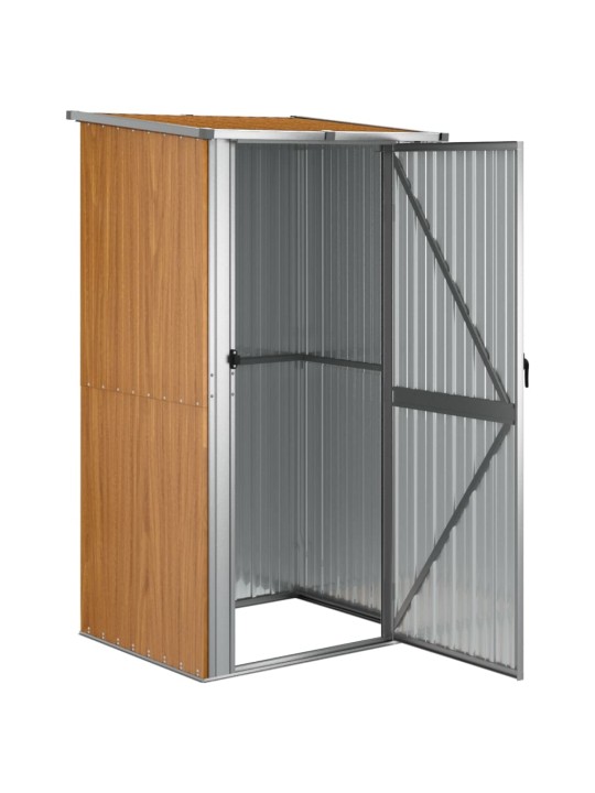 Sodo pašiūrė, ruda, 118,5x97x209,5cm, galvanizuotas plienas