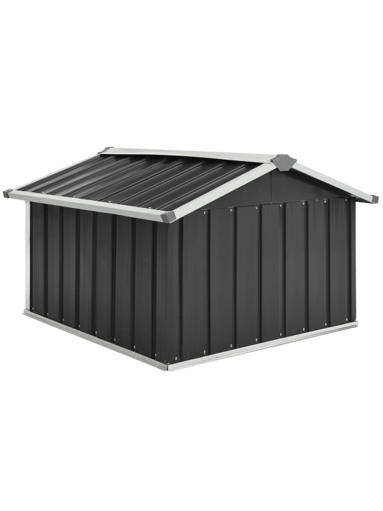 Sodo roboto vejapjovės garažas, antracito, 92x97x63cm, plienas