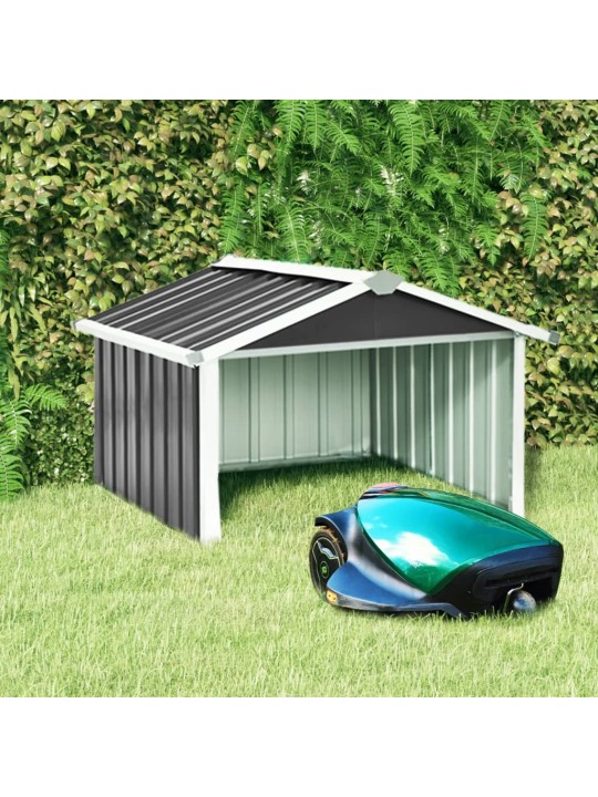 Sodo roboto vejapjovės garažas, antracito, 92x97x63cm, plienas