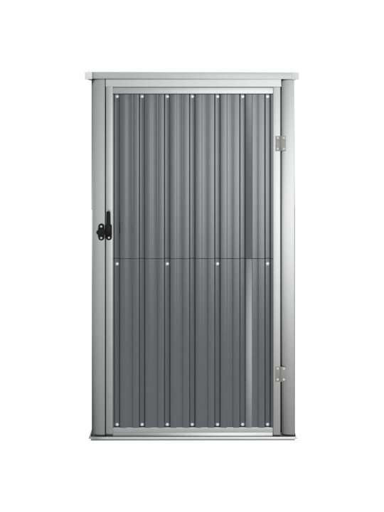 Sodo įrankių pašiūrė, pilka, 88x89x161cm, galvanizuotas plienas