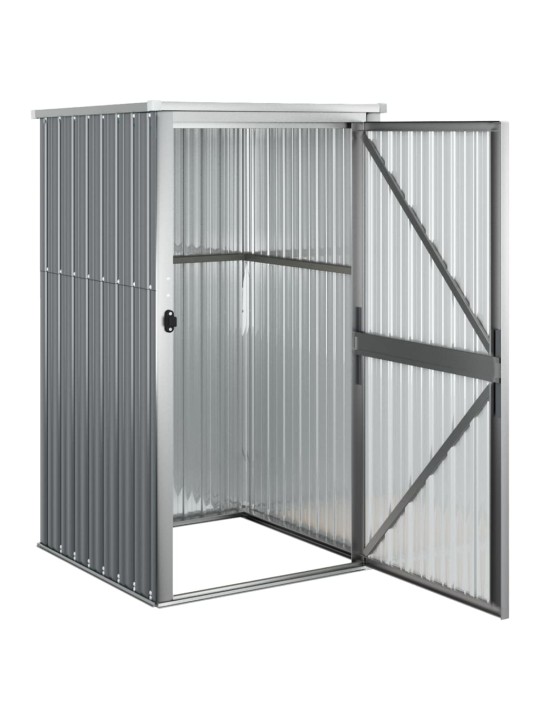 Sodo įrankių pašiūrė, pilka, 88x89x161cm, galvanizuotas plienas