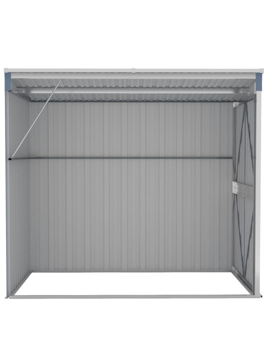 Sodo pašiūrė, pilka, 118x194x178cm, galvanizuotas plienas