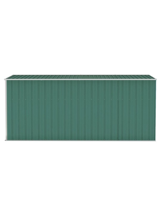 Sodo pašiūrė, žalia, 118x382x178cm, galvanizuotas plienas