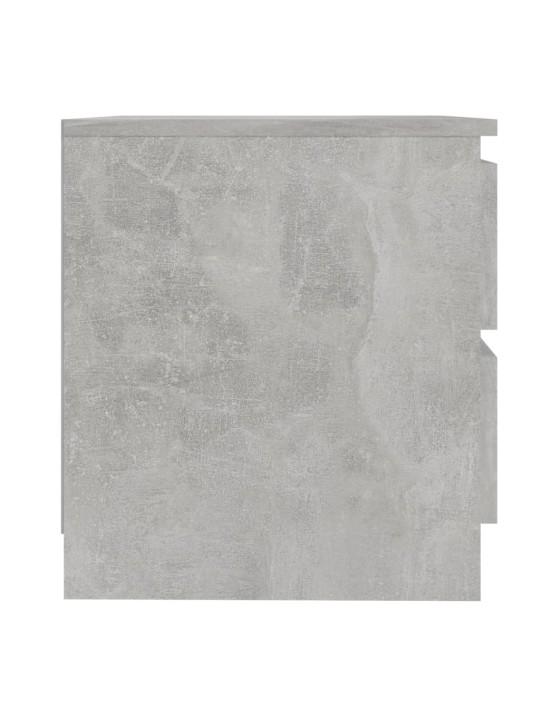 Naktinė spintelė, betono pilkos spalvos, 50x39x43,5cm, MDP
