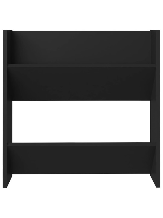 Sieninės spintelės batams, 4vnt., juodos, 60x18x60cm, MDP