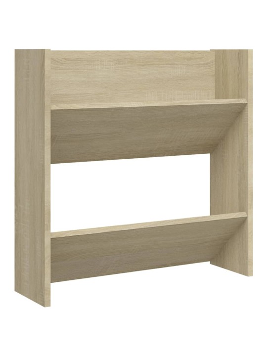 Sieninės spintelės batams, 4vnt., ąžuolo, 60x18x60cm, MDP
