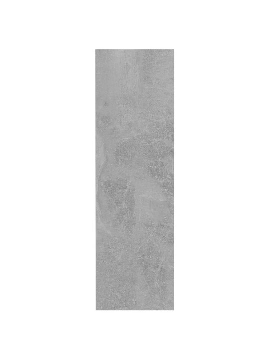 Sieninė spintelė batams, betono pilka, 80x18x60cm, mediena