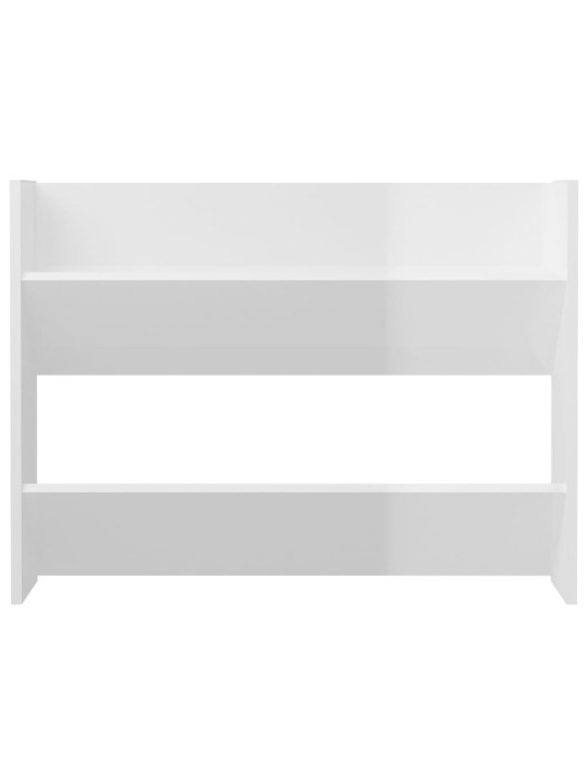 Sieninės spintelės batams, 2vnt., baltos, 80x18x60cm, MDP