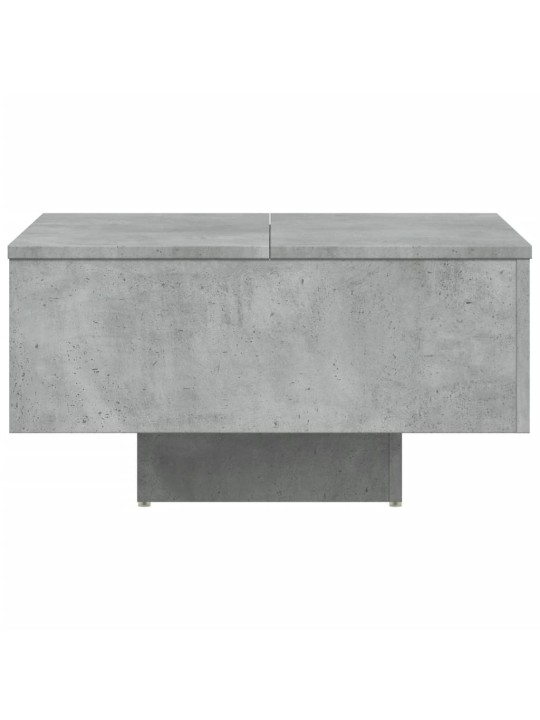 Kavos staliukas, betono pilkos spalvos, 60x60x31,5cm, MDP