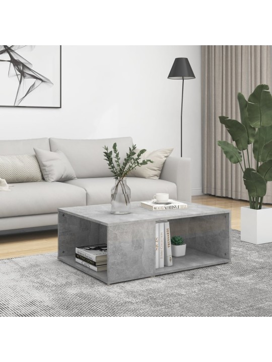 Kavos staliukas, betono pilkos spalvos, 90x67x33cm, MDP