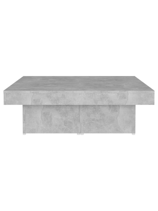 Kavos staliukas, betono pilkos spalvos, 90x90x28cm, MDP