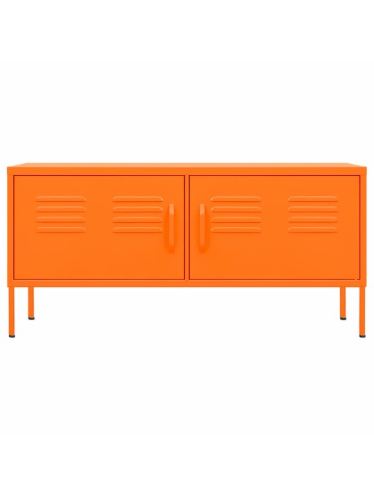 Televizoriaus spintelė, oranžinė, 105x35x50cm, plienas