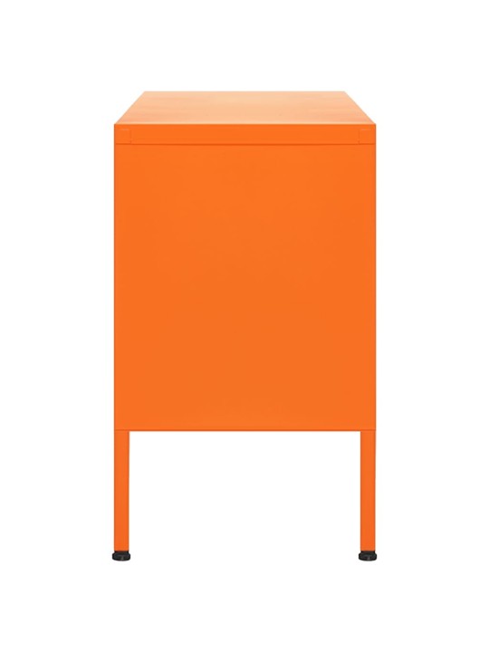 Televizoriaus spintelė, oranžinė, 105x35x50cm, plienas