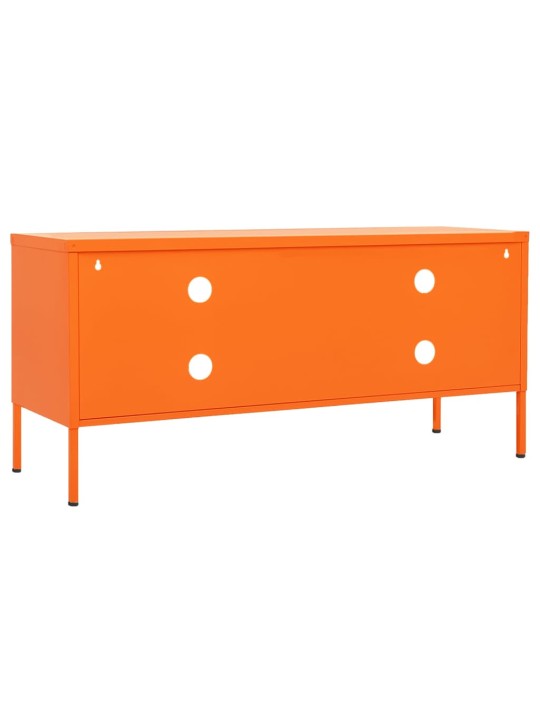 Televizoriaus spintelė, oranžinė, 105x35x50cm, plienas