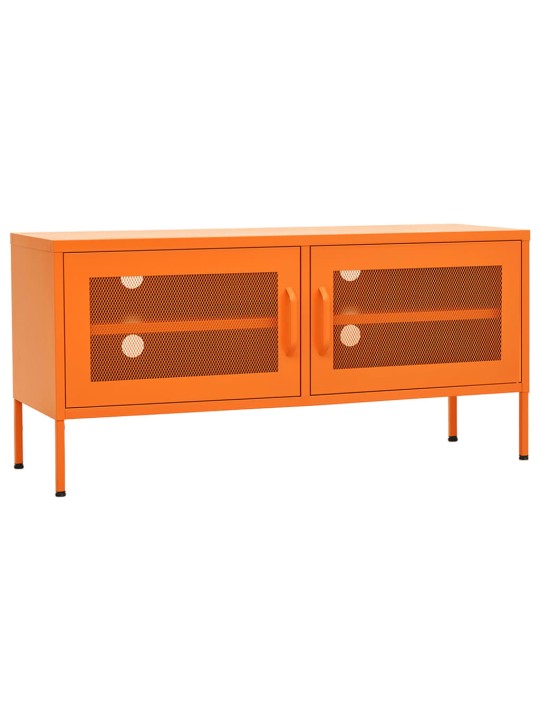 Televizoriaus spintelė, oranžinė, 105x35x50cm, plienas