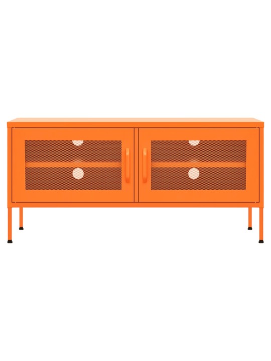 Televizoriaus spintelė, oranžinė, 105x35x50cm, plienas