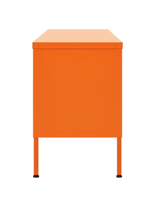 Televizoriaus spintelė, oranžinė, 105x35x50cm, plienas
